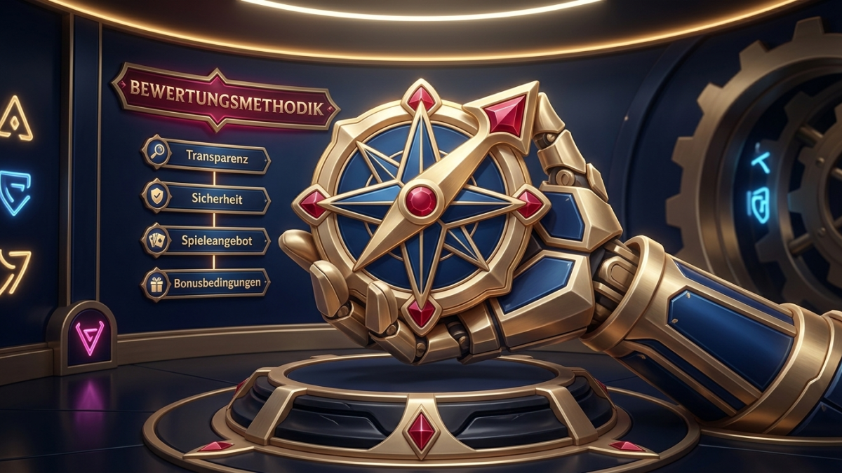 Darstellung der methodischen Prüfschritte für Online-Casino Tests