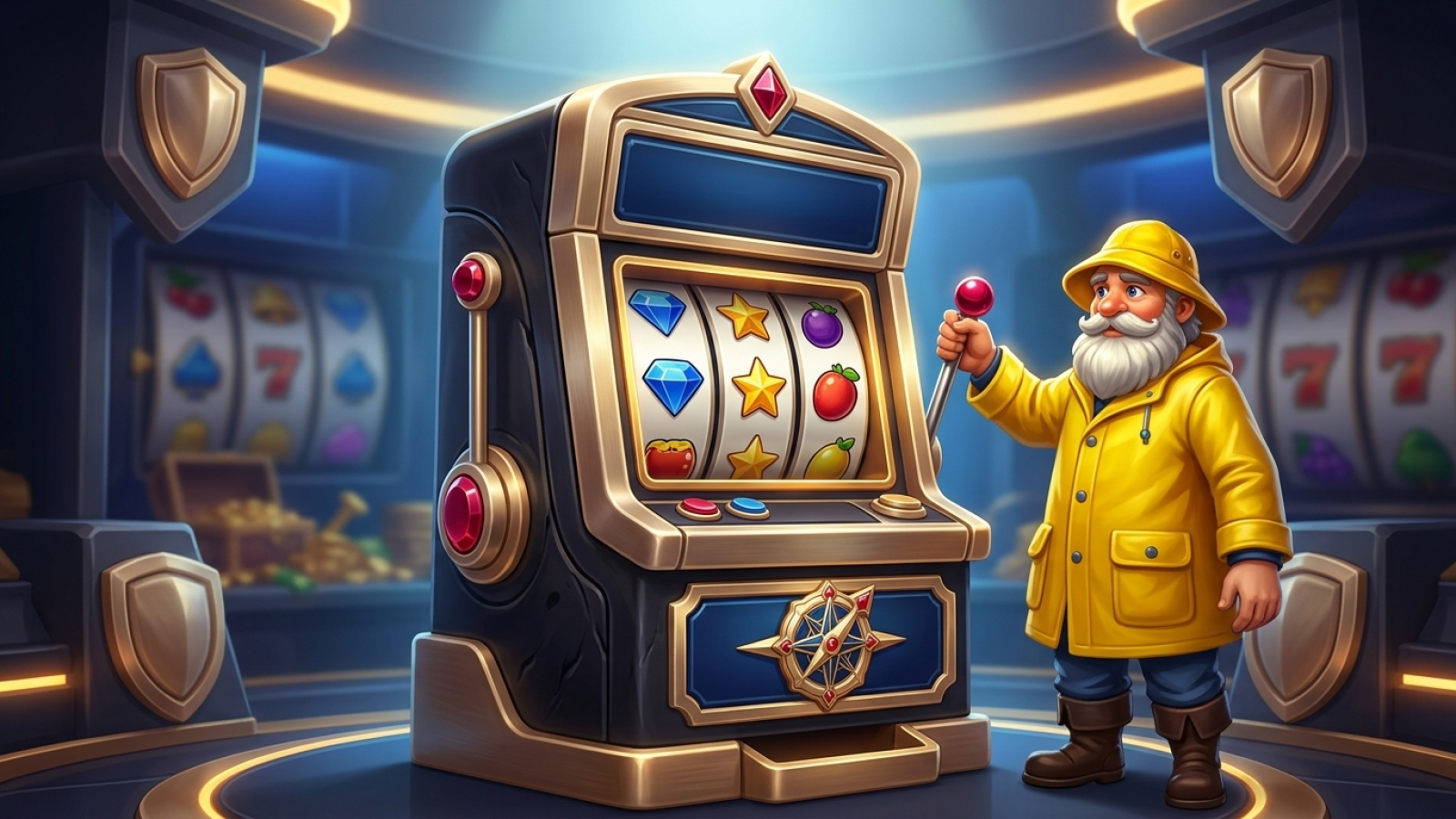 Gamblezen Casino: Illustrative Szene; Bewertung: 9.5/10; Lizenz: Curacao Gaming Control Board